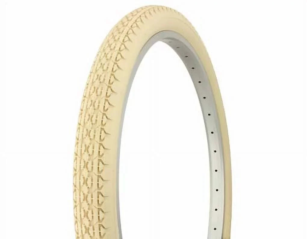 Tire Duro 26" x 2.125" Cream/Cream Side Wall HF-133. Bicycle tire, bike tire, beach cruiser bike tire, cruiser bike tire