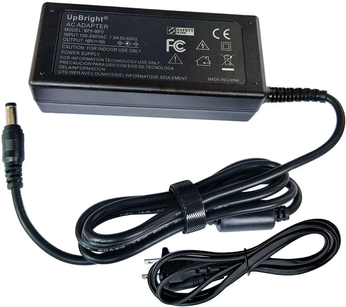 UPBRIGHT Adapter For Lenovo Ideapad 100 100-15IBY 100-151BY 80MJ 80MJ001BUS 80MJ0018US 15.6" Laptop Notebook PC Power Supply Cord Battery Charger
