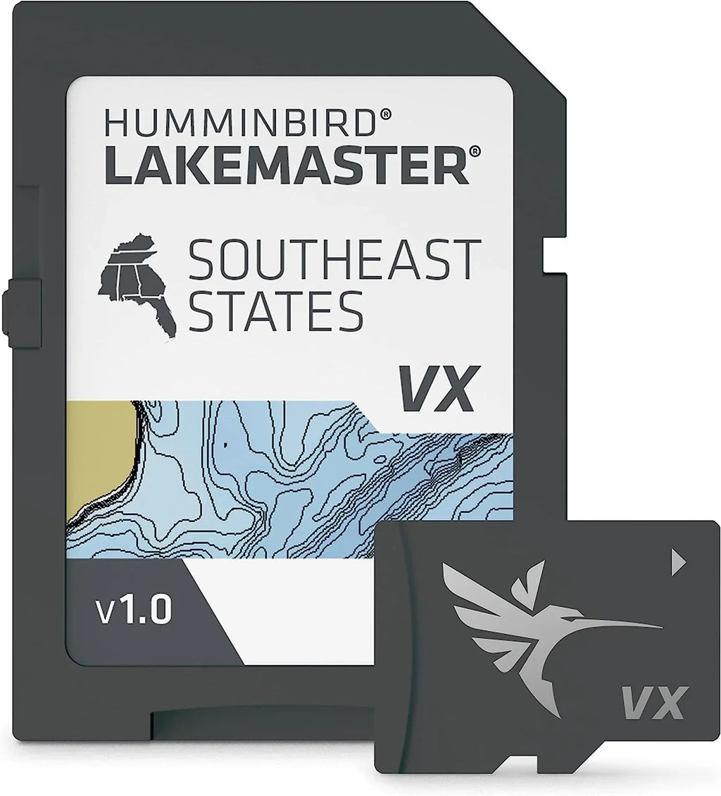 Humminbird LakeMaster Southeast States V1 One Boat Network VX Technology