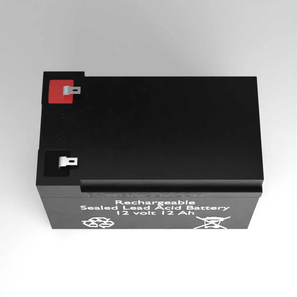 BatteryGuy Go-Go Travel Vehicle (SC40) replacement 12V 12Ah SLA battery - BatteryGuy brand equivalent (rechargeable - Qty of 2)