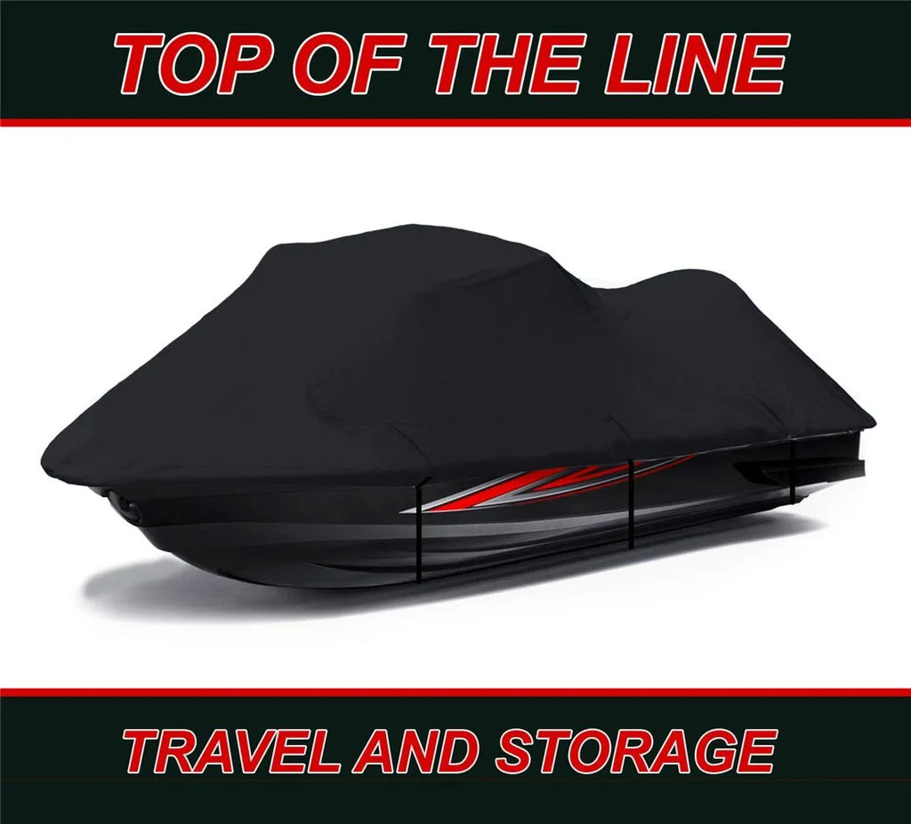 BLACK PWC 600D JET SKI Cover Compatible for Polaris Pro 785 1999 2000 1-2 Seater