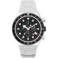 Men's Timex Q Three Time Zone Chronograph 40mm Watch TW2V69800