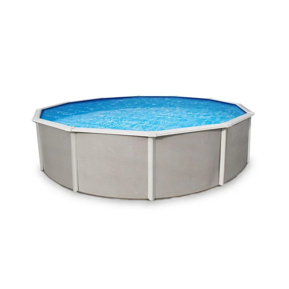 BlueWave Products ABOVE GROUND POOLS NB2522 15' Round 52" Belize Steel Pool