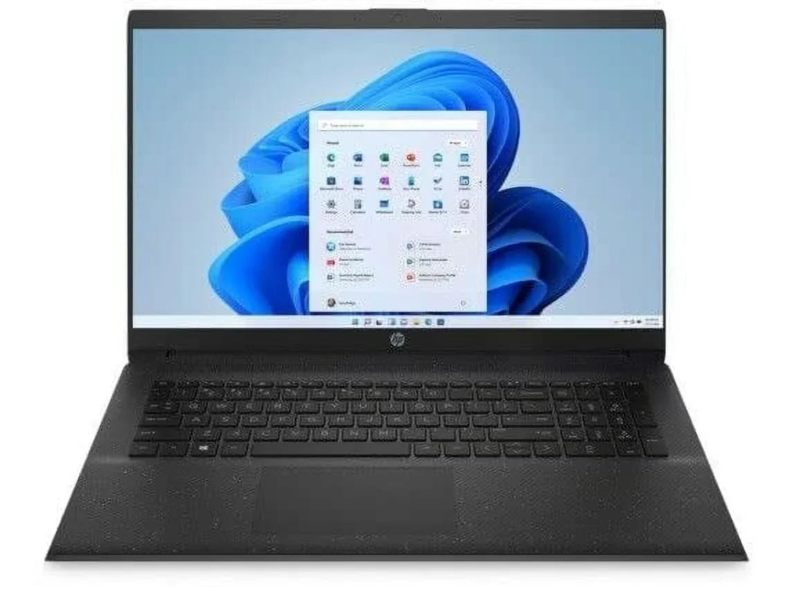 HP 2023 Newest 17.3 FHD IPS Laptop Intel 4-Core i7-1165G7 Intel Iris Xe Graphics 64GB RAM DDR4 2TB NVMe SSD HDMI WiFi AX BT5.0 USB-C Webcam Starry Black Windows 10 Home w/RE Accessories