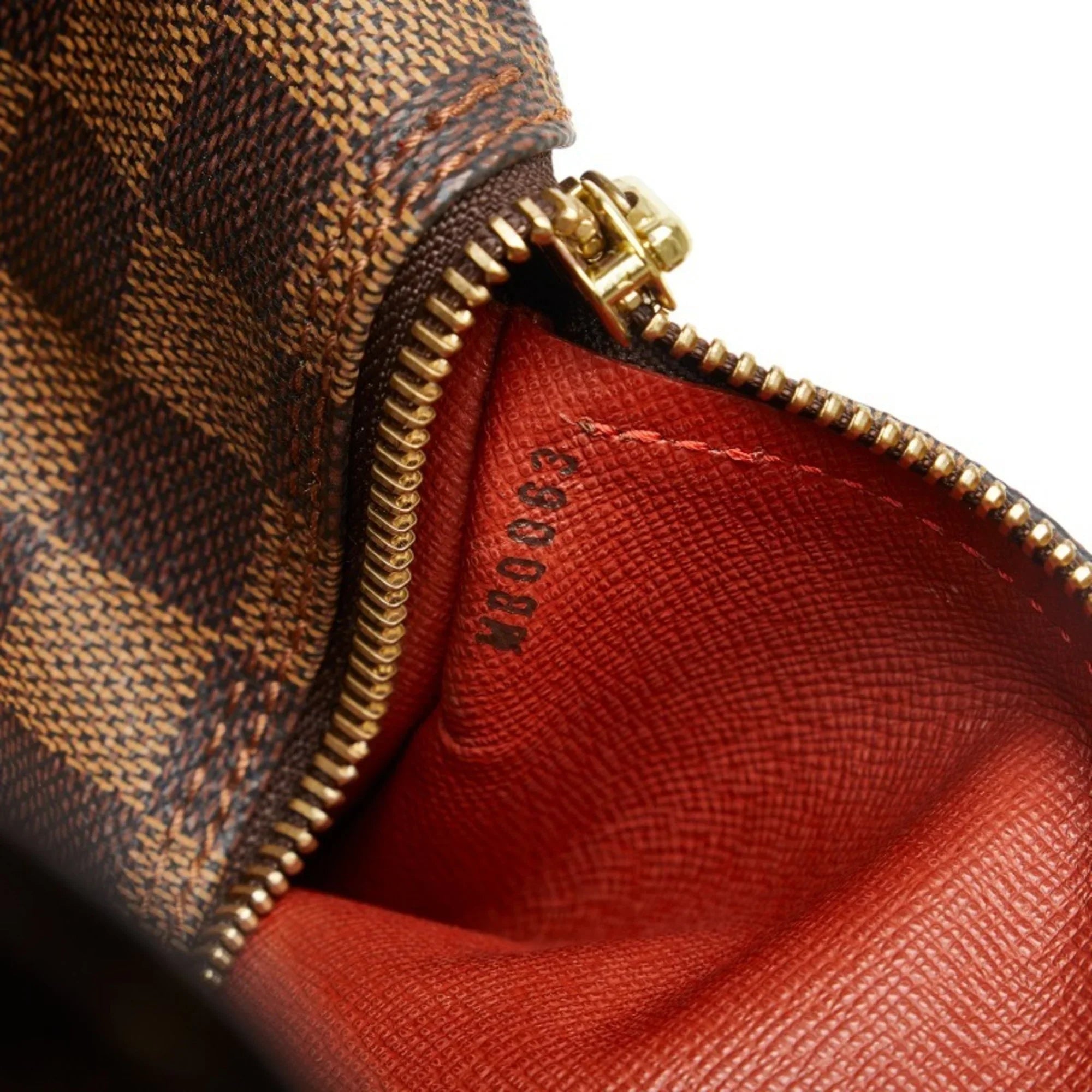 Pre-Owned Louis Vuitton Damier Ebene Papillon Handbag N51303 Brown PVC Leather Women's LOUIS VUITTON (Good)