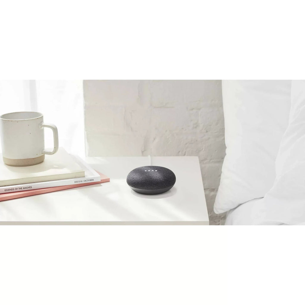 Google Home Mini Bluetooth Smart Speaker, Google Assistant Supported, Charcoal Black