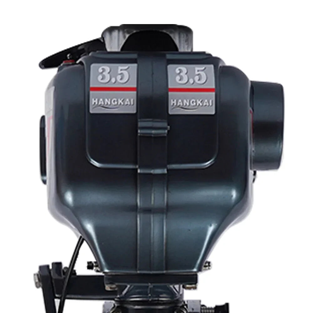 2-Stroke 3.5HP Outboard Motor Fishing Boat Petrol Engine CDI System 10 Km / H