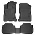 Husky by RealTruck Weatherbeater Front Seat & 2nd Row Floor Mats for Subaru Forester, Specific, HL-95891