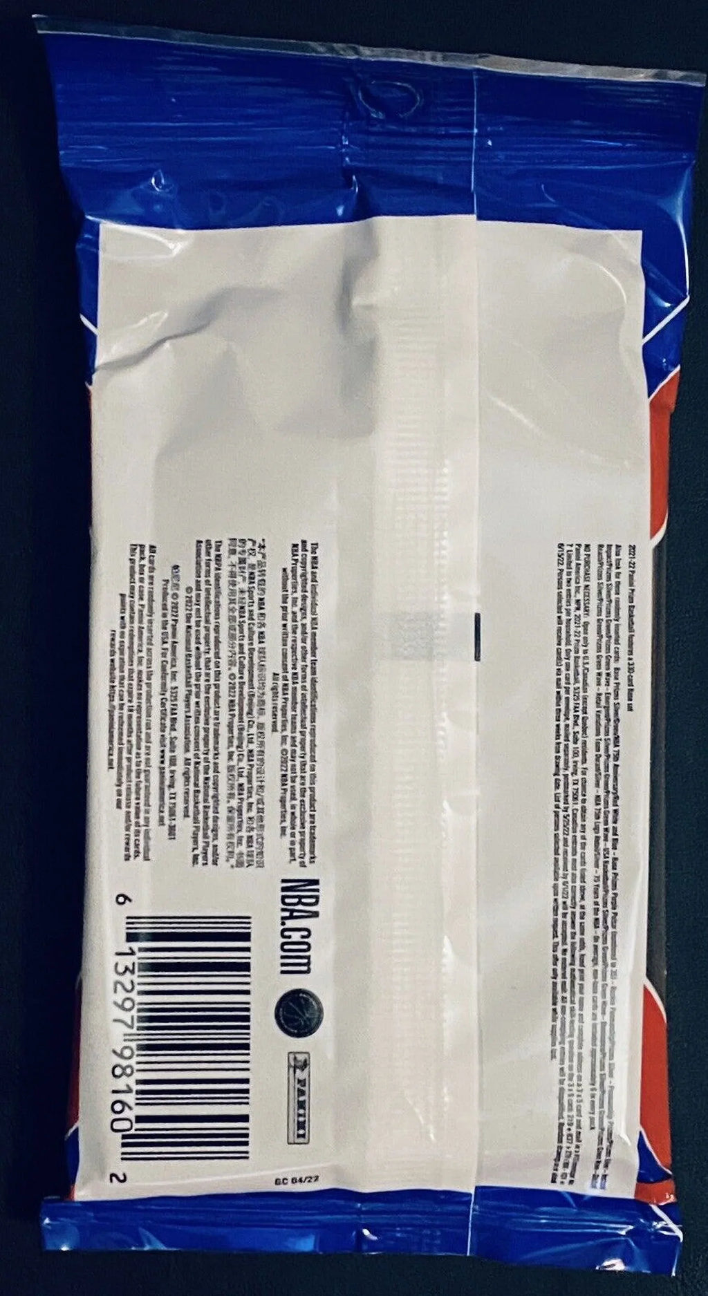 2021-22 Panini Prizm Basketball NBA Fat Cello Pack 15 Cards NEW IN HAND SEALED