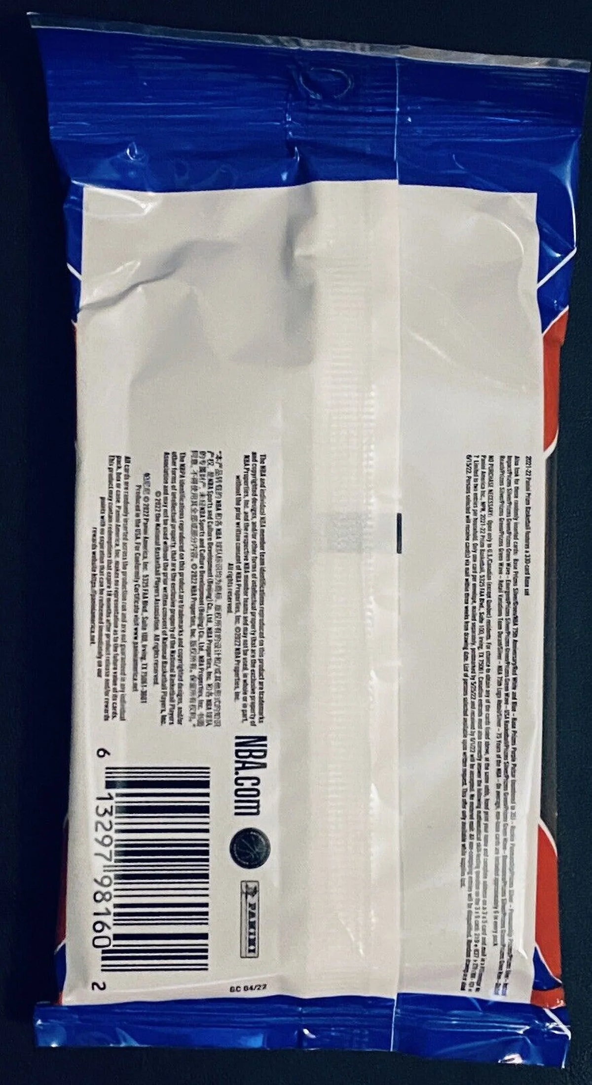 2021-22 Panini Prizm Basketball NBA Fat Cello Pack 15 Cards NEW IN HAND SEALED