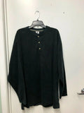 Columbia Men's Arctic Henley Size XXLarge Fleece Pullover Sweater Black