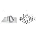 M & G Duravent 46DVA-F6 4 Inch  x 6 Inch  DirectVent Pro 0/12-6/12 Pitch Roof Flashing