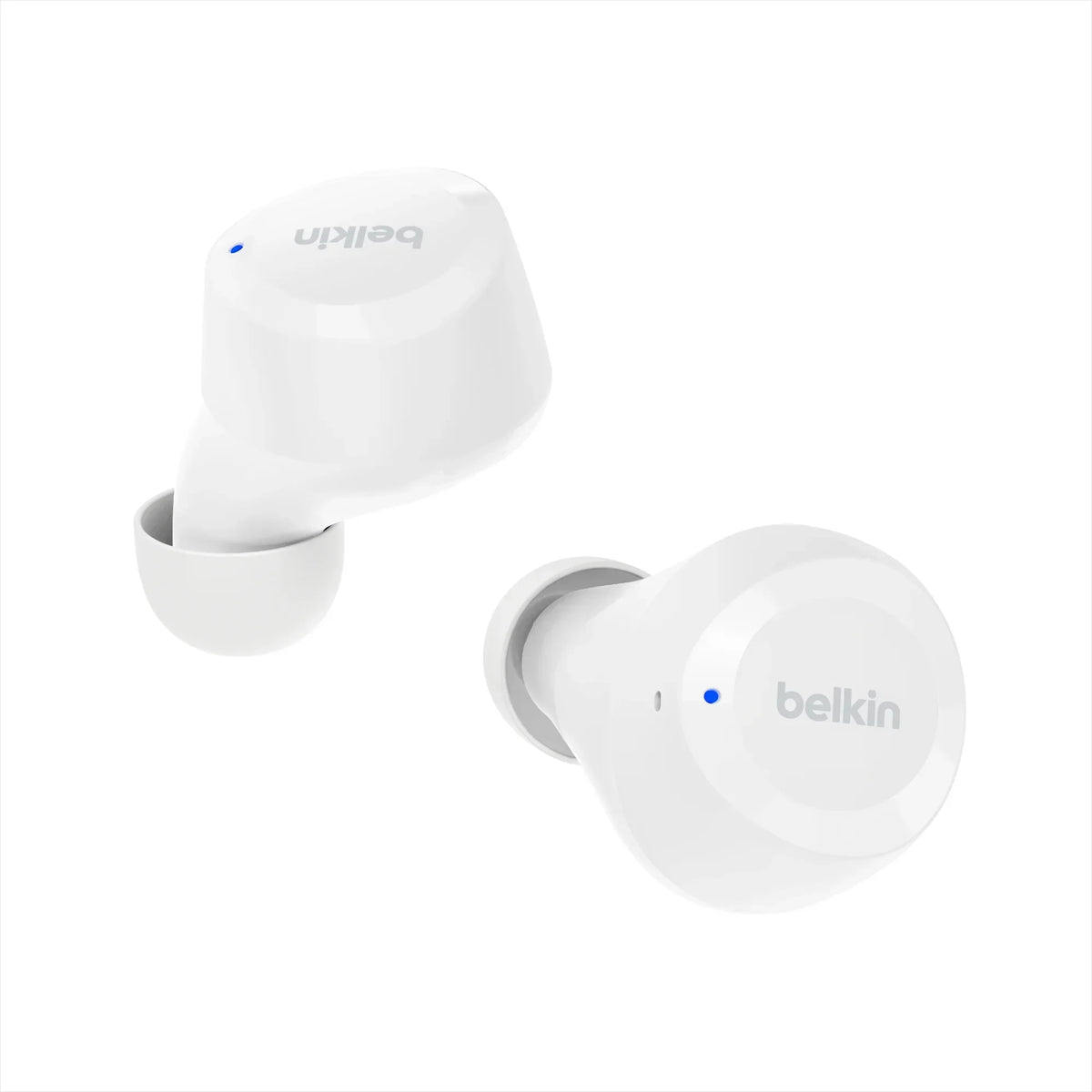 Belkin SoundForm™ Bolt, True Wireless Earbuds, Wireless Charging, IPX5 Sweat and Water Resistant, USB-C, Up to 28 Hours of Battery Life, iPhone, Galaxy, Pixel and More - White