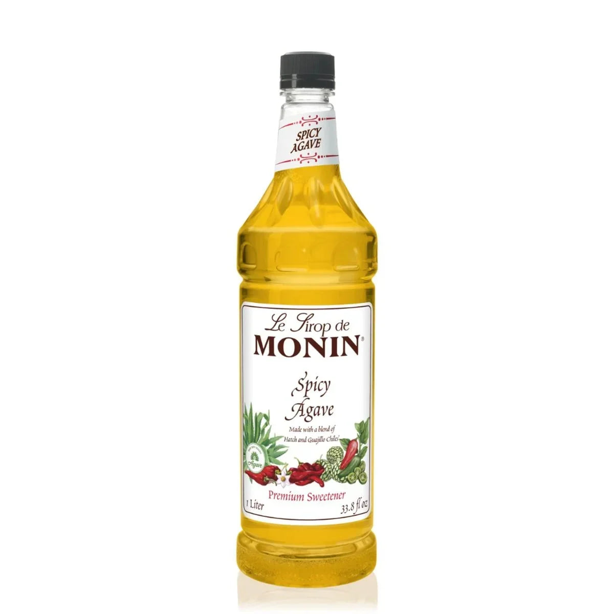 Monin Spicy Agave Sweetener - Bottle (1 Liter)