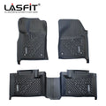 Lasfit Floor Liners for 2013- 2015 Jeep Grand Cherokee （Fit Bench Seating ONLY）,for 2013-2021 Dodge Durango (Fit Bench Seating on 2nd Row only),All Weather Fit TPE Floor Mats Set