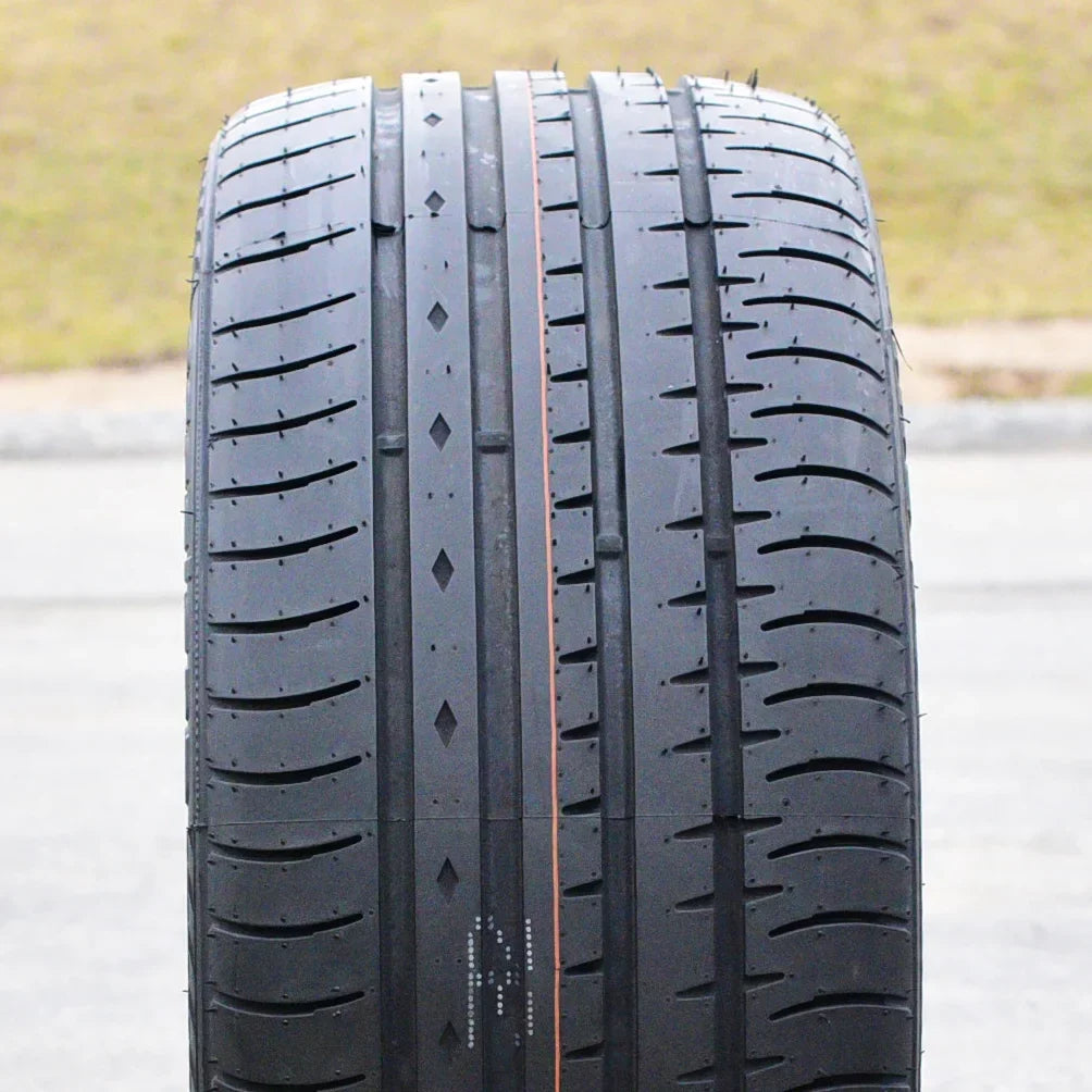 Pair of 2 (TWO) Accelera Phi 255/45ZR18 255/45R18 103Y XL A/S High Performance Tires Fits: 2005-13 Toyota Tacoma X-Runner, 2007-10 Ford Mustang Shelby GT500