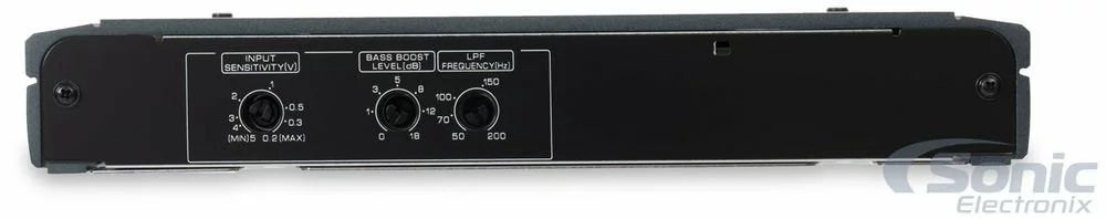 Kenwood eXcelon XR601-1 + MVX Premium XKIT42 600W Max (400W RMS) XR Series 2-ohm Stable Class-D Monoblock Amplifier w/ Bass Knob Included + NVX 4 Gauge Amp Wiring Kit