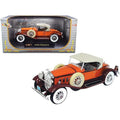 1930 Packard Boattail Speedster 1 by 32 Diecast Model Car, Brown