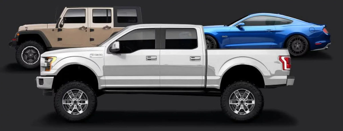 Carroll Shelby Wheels CS45 - 20 x 9 in. - 12mm Offset - Chrome Powder with Black Inserts Fits select: 2005-2020 FORD F150, 2021 FORD F150 SUPER CAB