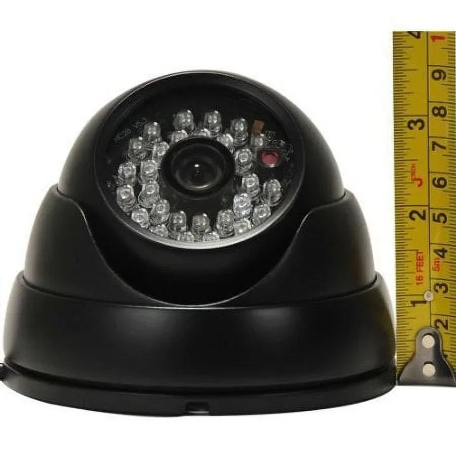 VideoSecu 2 Pack Built-in 1/3" SONY Effio CCD 600TVL Security Camera IR Day Night Vision 3.6mm Wide Angle Lens with 2 Power Supply bwi