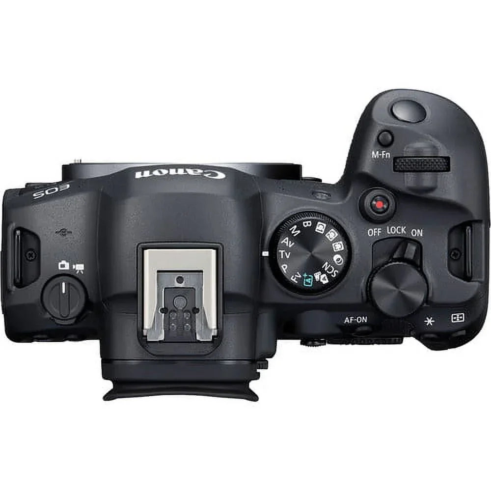 Canon EOS R6 Mark II Mirrorless Camera with 24-105mm f/4-7.1 Lens (5666C018) + 64GB Memory Card + Case + Corel Photo Software + LPE6 Battery + External Charger + Card Reader + More
