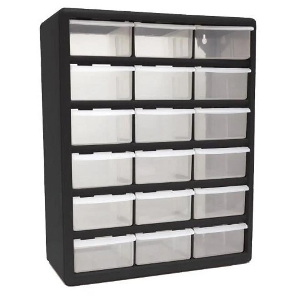 Homak HA01018001 18 Drawer Parts Organizer