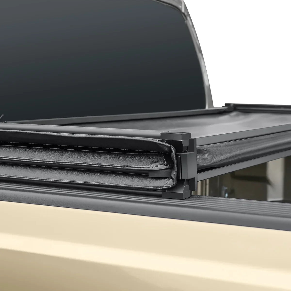 Auto Drive Soft Tri Fold Truck Bed Tonneau Cover Fits 04-12 Chevy Colorado / GMC Canyon 6Ft Bed