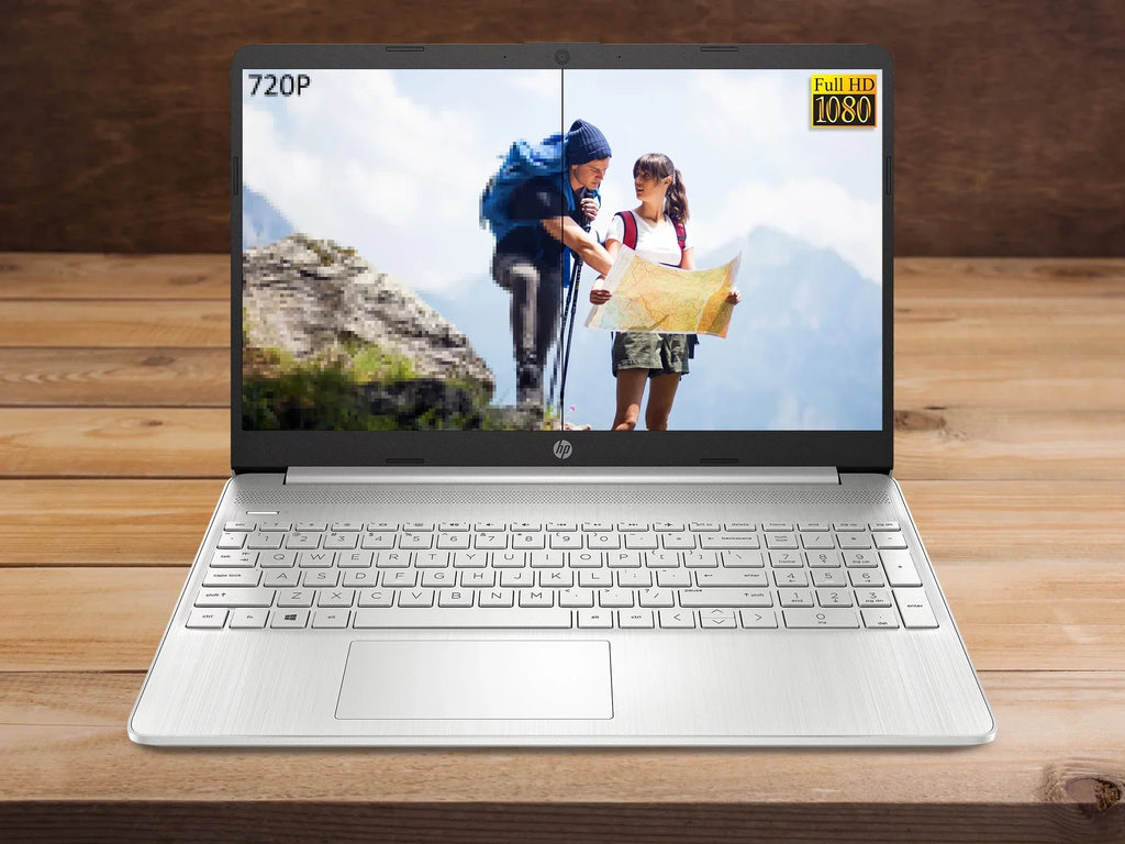 HP 15 Laptop, 15.6" FHD Display, AMD Ryzen 5 5500U Upto 4.0GHz, 32GB RAM, 1TB NVMe SSD, Vega 6, HDMI, Card Reader, Wi-Fi, Bluetooth, Windows 10 Home