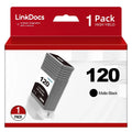 LinkDocs Compatible PFI120 PFI-120 Matte Black Ink Cartridges Replacement for Canon PFI120 PFI-120 PFI-120MBK Work for Canon ImagePROGRAF IPF TM-200 TM-205 TM-300 TM-305 and GP-200 GP-300 Printer