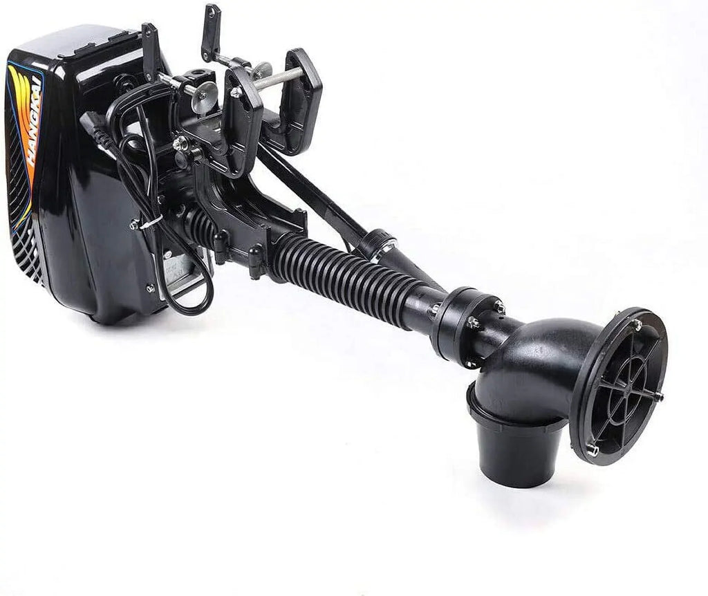 MONIPA 4HP 48V 1000W Electric Outboard Motor Inflatable Fishing Boat Engine Jet Pump Outboard Motor Rubber Tiller Control Brushless Outboard Motor