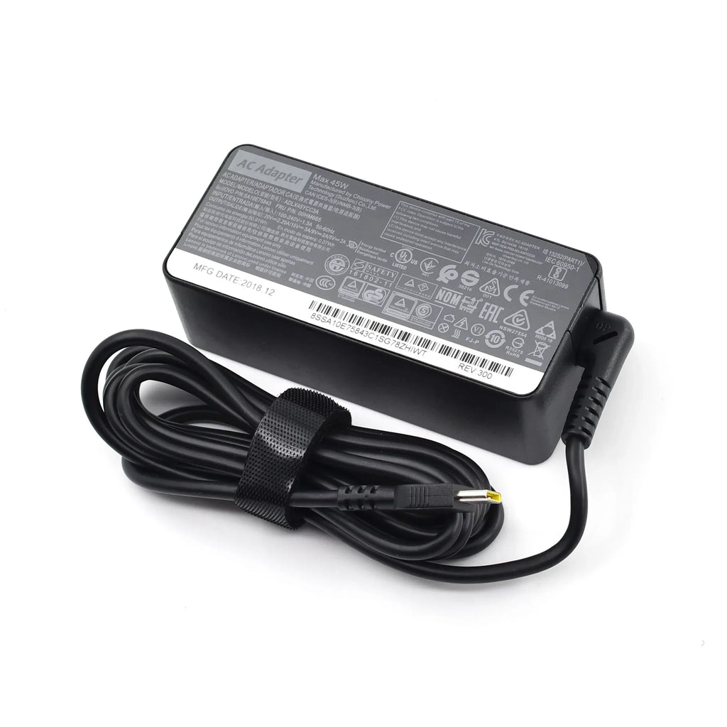 45W USB-C Power Adapter for Lenovo Yoga C630, Yoga 910-13, Yoga 720-13, Miix 630-12, IdeaPad 720s-13, Chromebook S330 and C330, GX20N20876