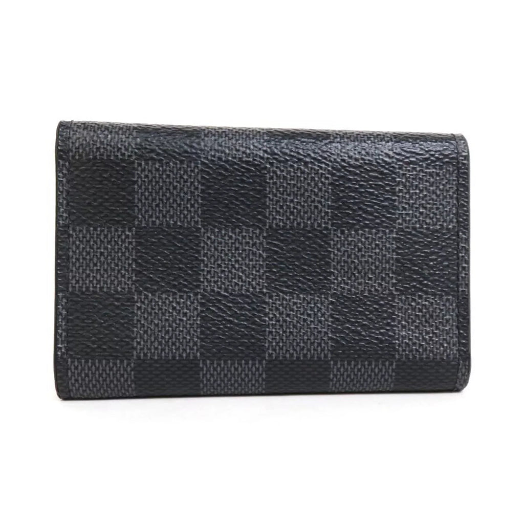 Pre-Owned Louis Vuitton LOUIS VUITTON Key Case Damier Graphite Multicle 6 Canvas Black Men's M62662 (Good)