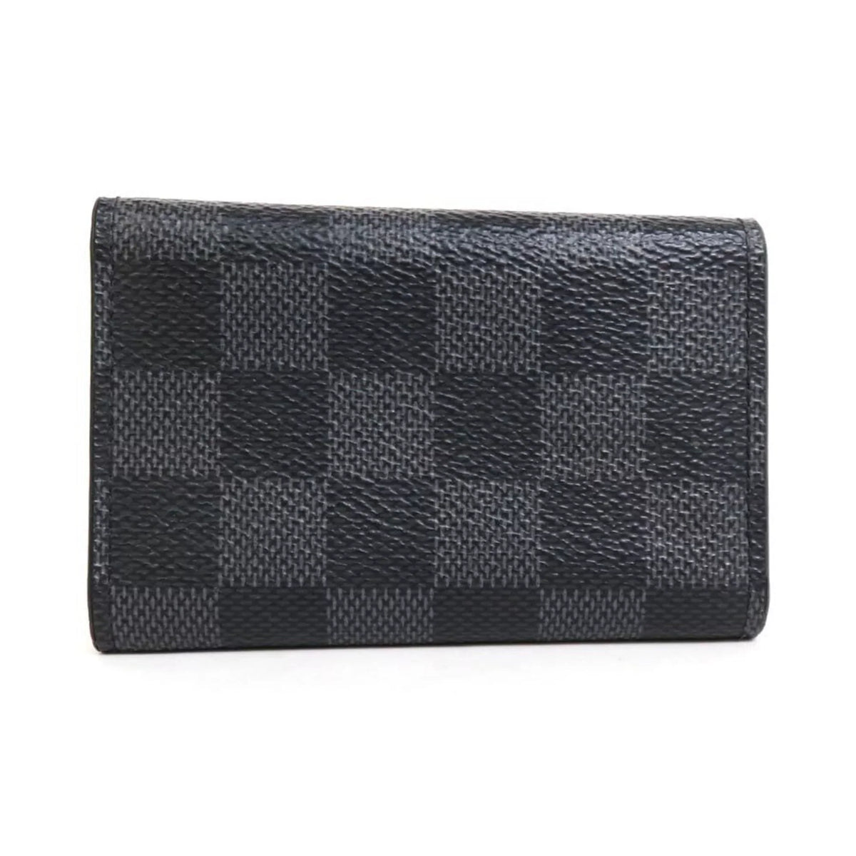 Pre-Owned Louis Vuitton LOUIS VUITTON Key Case Damier Graphite Multicle 6 Canvas Black Men's M62662 (Good)