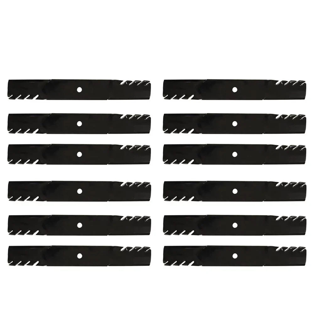 12PK Fits Gator High Lift Mulching Blades Fits Toro Fits Exmark 60" Deck 20 1/2" x 5/8"