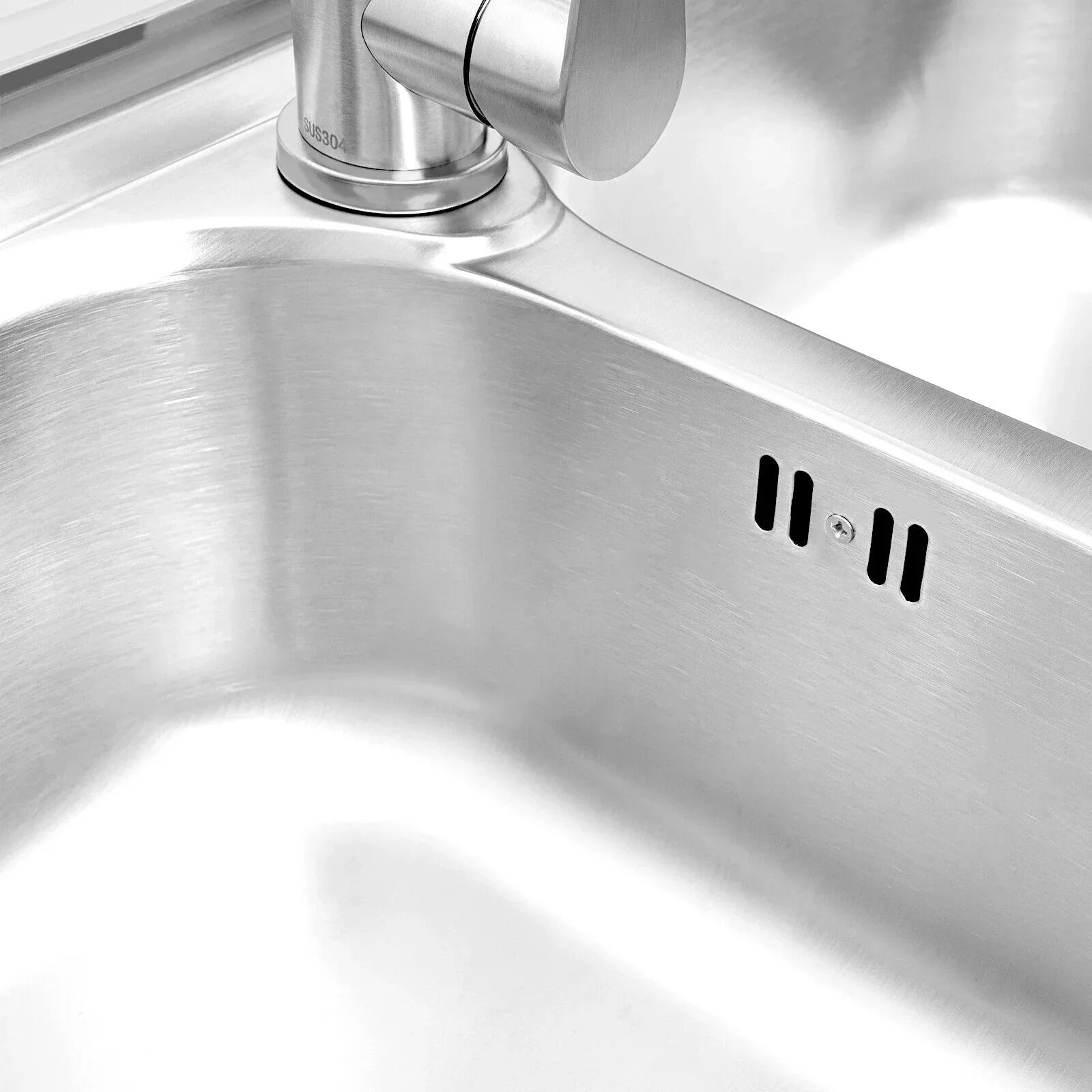 Commercial Kitchen Utility Sink w/ Drainboard 304 Stainless Steel Catering Prep Home Sink Bowl Kitchen 2 Bowls Catering Prep Table w/Faucet Sink Bowl Kitchen 2 Bowls Catering Prep Table +Shelf