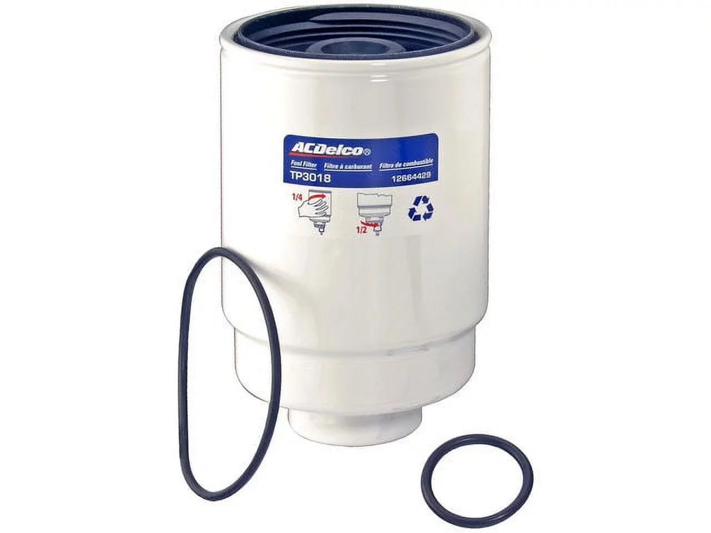 Fuel Filter - Compatible with 2001 - 2006, 2011 - 2016 Chevy Silverado 2500 HD 2002 2003 2004 2005 2012 2013 2014 2015