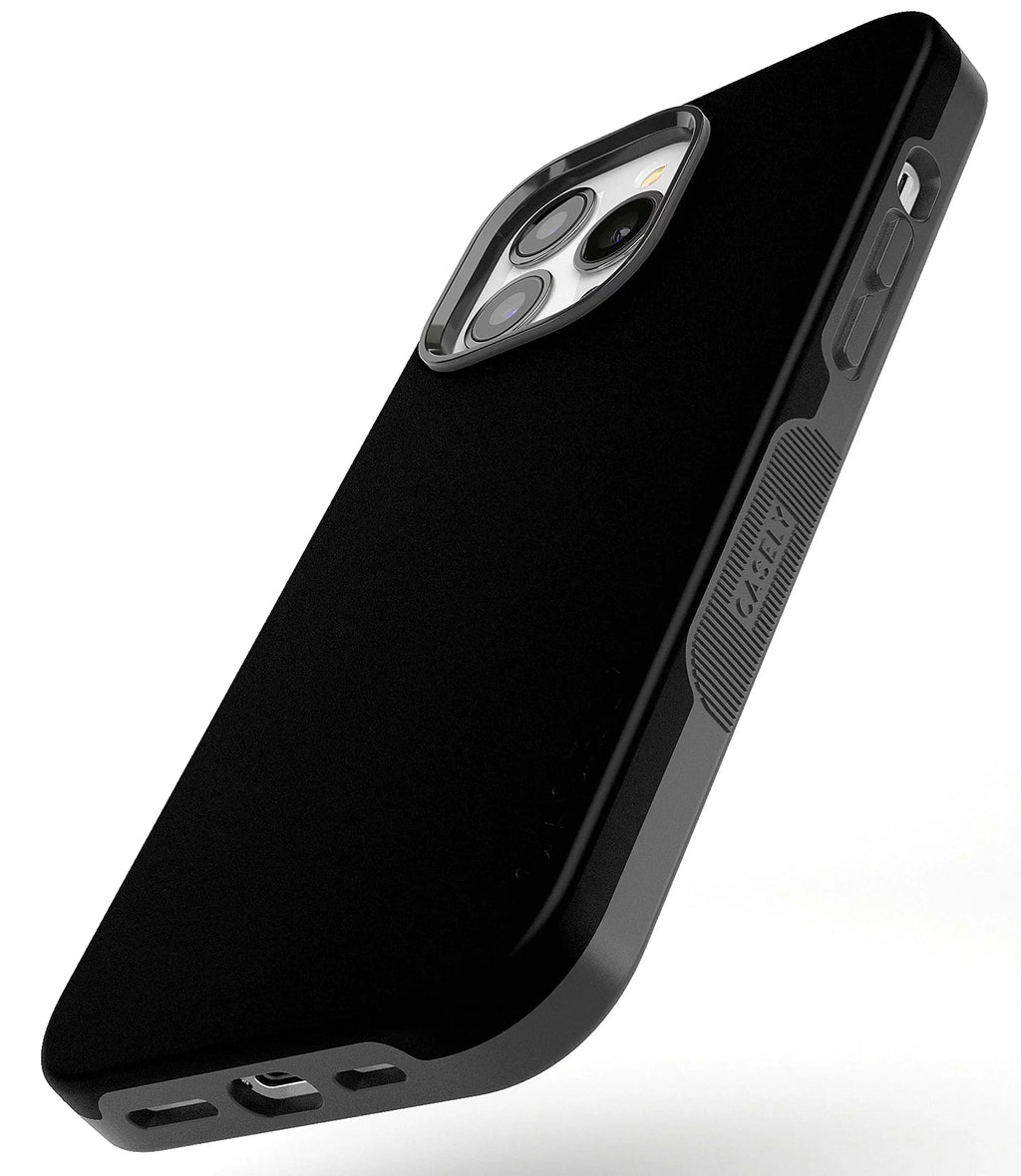 Casely iPhone 13 Pro Max Phone Case | Compatible with MagSafe | Black on Black | Compatible Only with iPhone 13 Pro Max