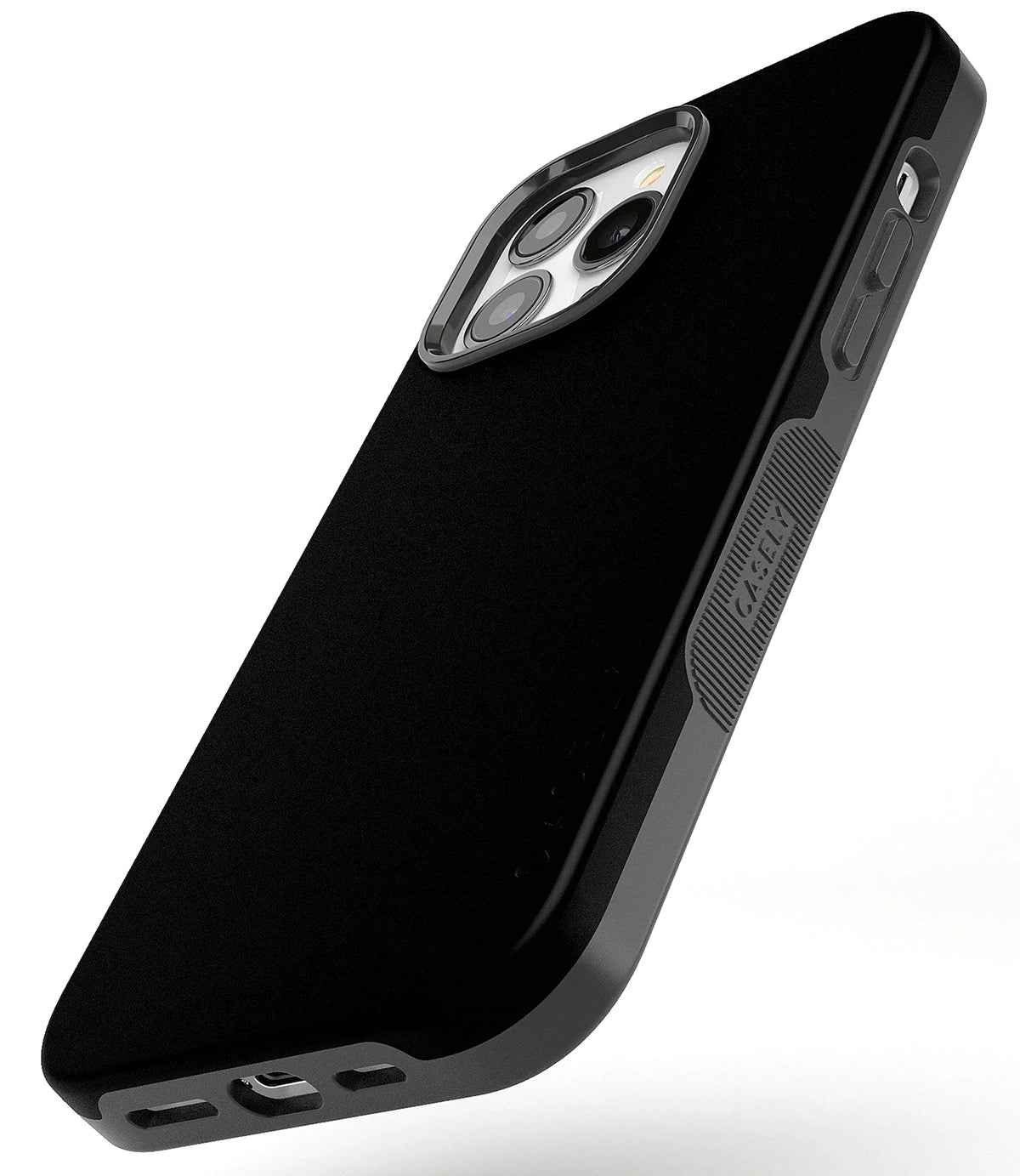 Casely iPhone 13 Pro Max Phone Case | Compatible with MagSafe | Black on Black | Compatible Only with iPhone 13 Pro Max