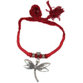 Mother's Day 925 Silver Buterfly Macrame Thred 925 Silver Jewelry Necklace 20 in