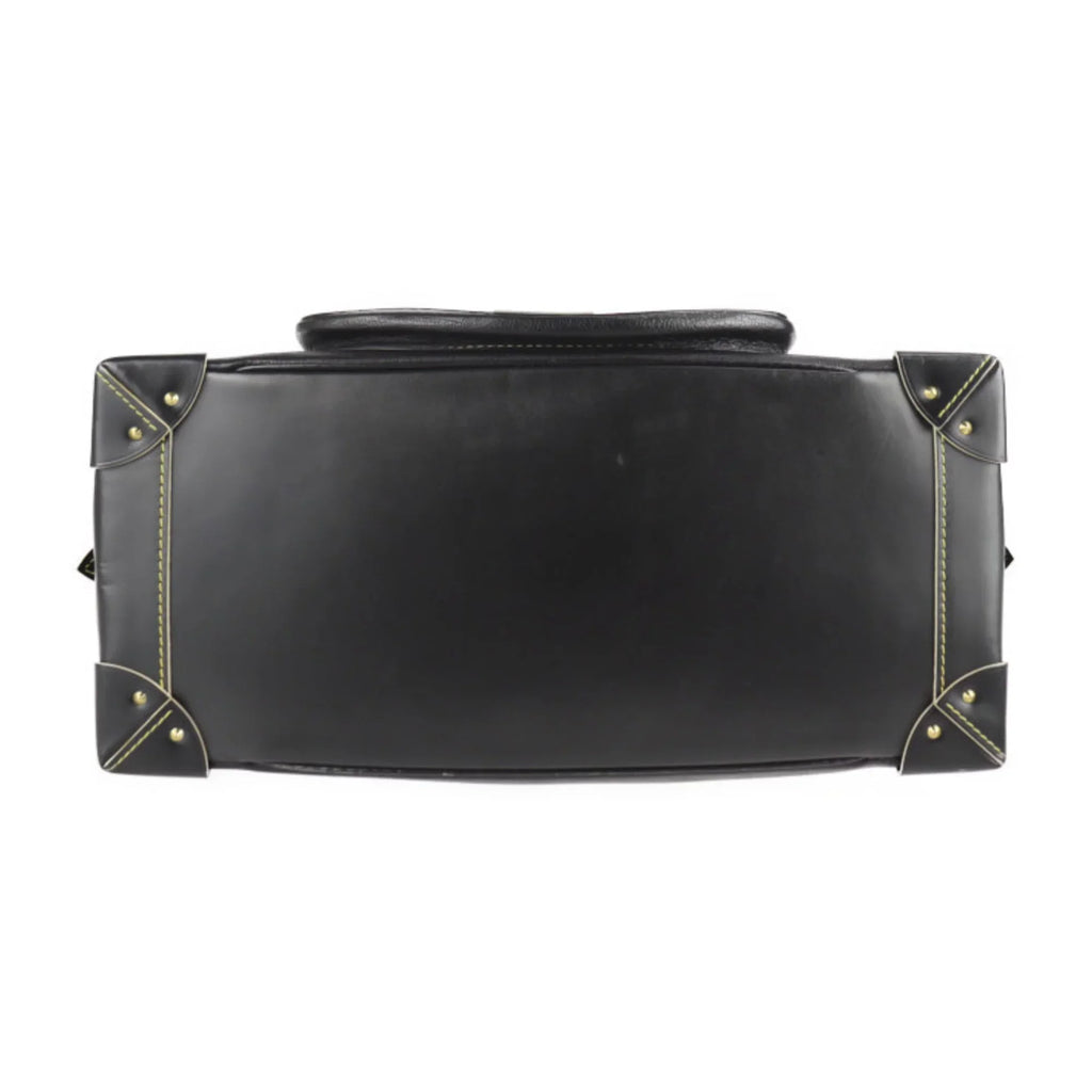 Pre-Owned LOUIS VUITTON Louis Vuitton Superbe Handbag M91892 Suhari Leather Noir Tote Shoulder (Good)