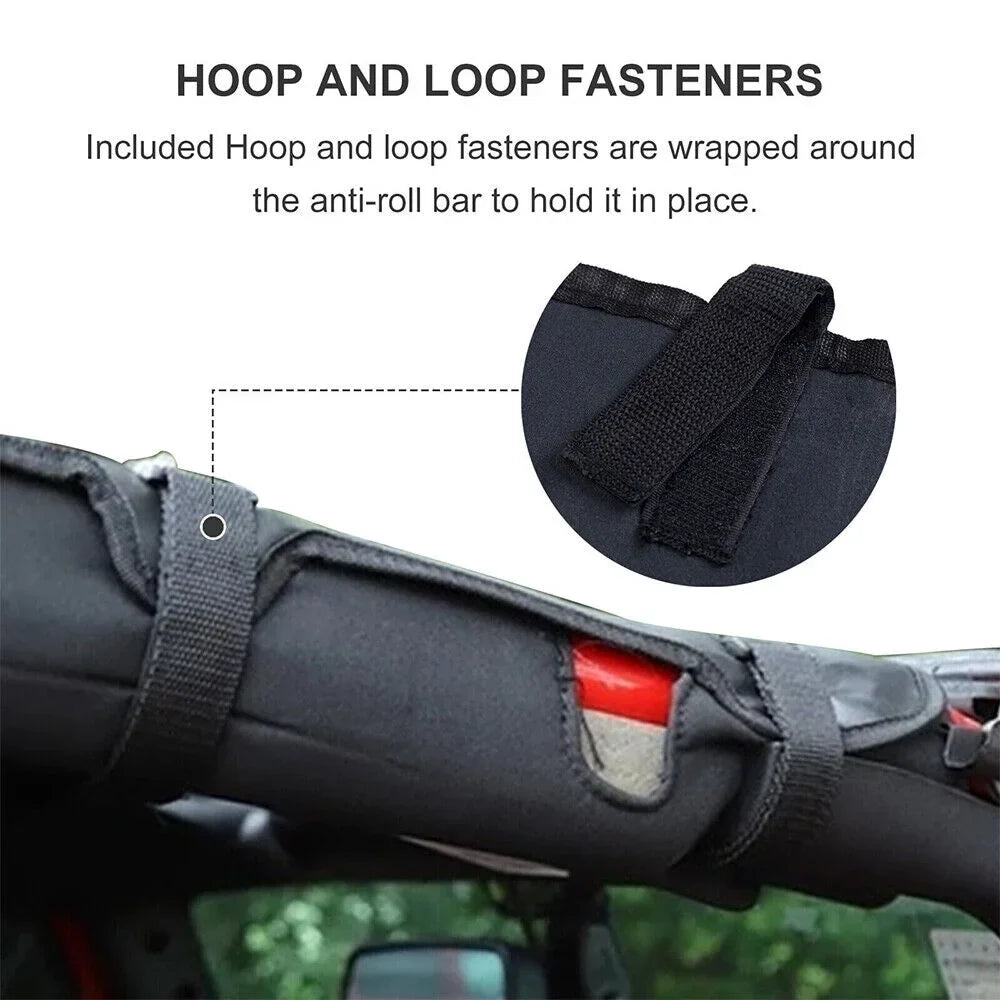 KingFurt Leather Top Sunshade Protection, Black, Jeep Wrangler JK/JKU 2007-2018, Durable & Easy to Install