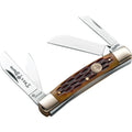BOKER TRADITIONAL SERIES KNIFE SET 2.12" CARBON STEEL DROP POINT BONE