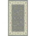 DynamicRugs LE71058020510 58020 Legacy Collection 6.7 x 9.6 in. Traditional Rectangle Rug, Dark Blue & Ivory