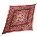 Pre-Owned HERMES Pleated Scarf Carre 90 CHASSE EN INDE Indian Hunting 100% Silk Pink Women's Hermes aq5273 (Like New)