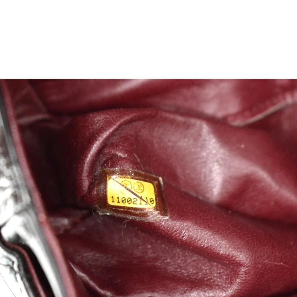 Pre-owned DOLCE & GABBANA Mini Leather Belt Bag Black