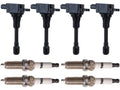 Ignition Coil and Spark Plug Kit - 8-Piece - Compatible with 2007 - 2018 Nissan Altima 2.5L 4-Cylinder 2008 2009 2010 2011 2012 2013 2014 2015 2016 2017