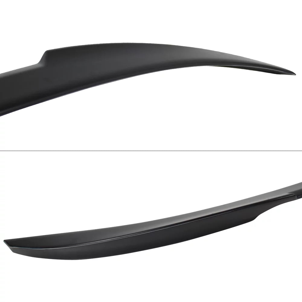 Ikon Motorsports Compatible with 14-20 BMW 4-Series F33 F83 Convertible M4 Trunk Spoiler Wing - ABS