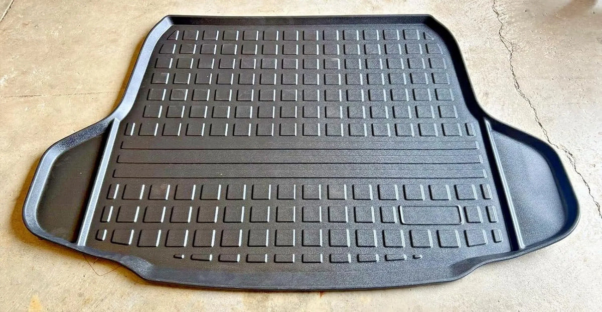 EACCESSORIES EA Cargo Liner – Trunk Mat for Nissan SENTRA 2020-2024 – Weather-Resistant Trunk Mats for Cars with Raised Lip–Non-Slip Car Trunk Mat Tray Pad Boot–Laser Pre-Cut Design