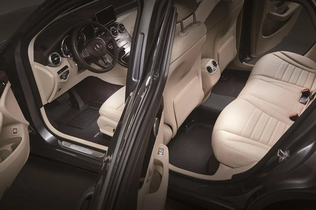 3D MAXpider KAGU Floor Mat (BLACK) compatible with MAZDA CX-9 2016-2023 - Full Set