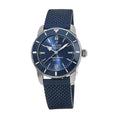 Breitling AB2010161C1S1 Superocean Heritage II Blue Dial Men's Rubber Chronometer Watch Blue - 42 mm